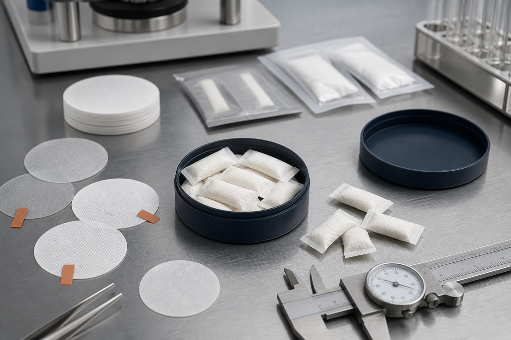 Can liner compatibility testing with realistic slim nootropic pouches and low-profile round cans