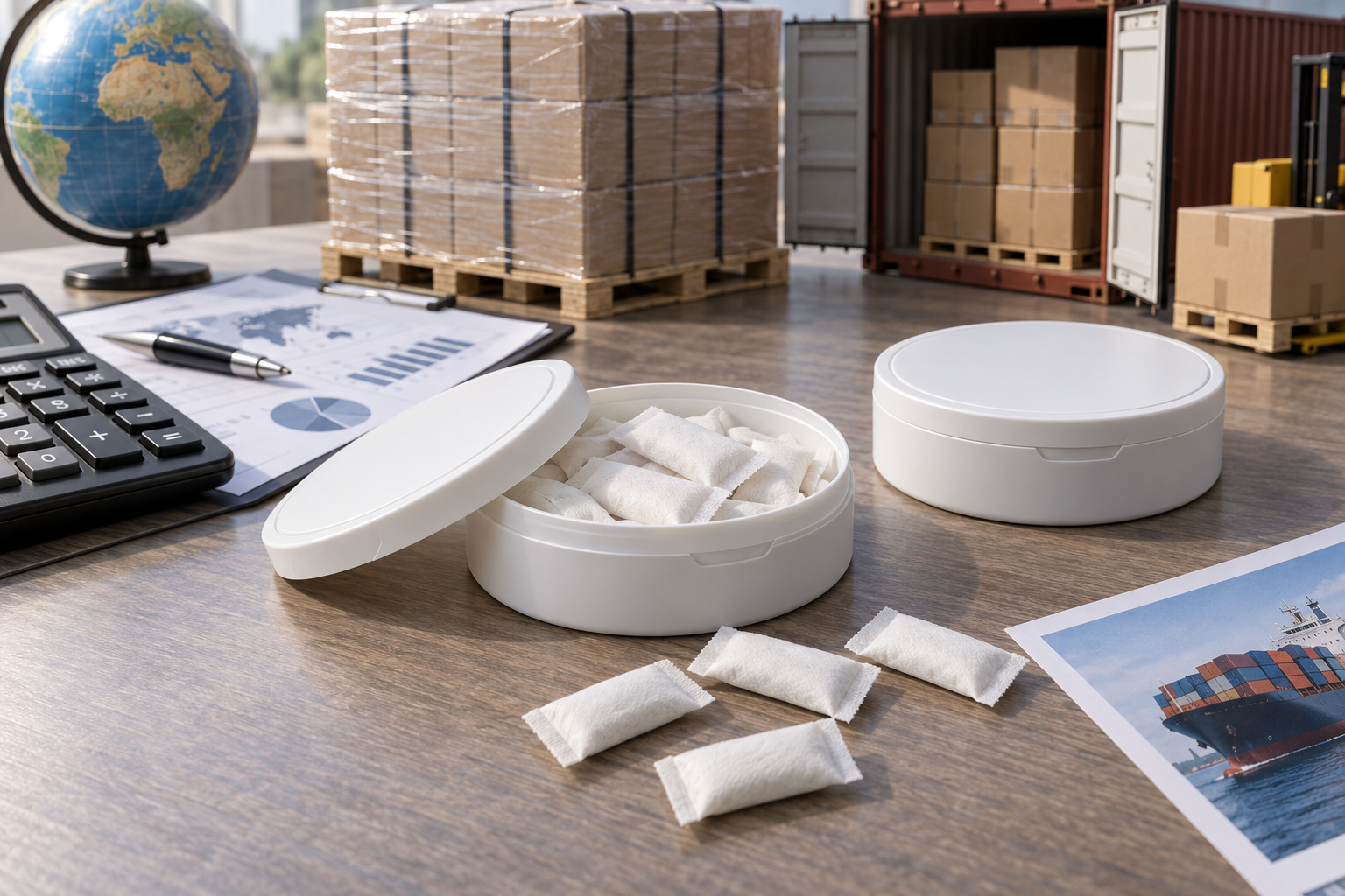 Landed-cost planning for wholesale nootropic pouch cans and international freight